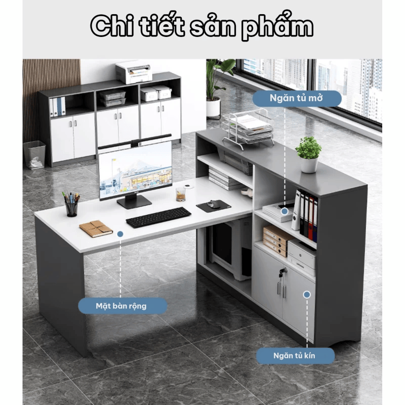 bureau d’ordinateur, équipement de travail – Image 3