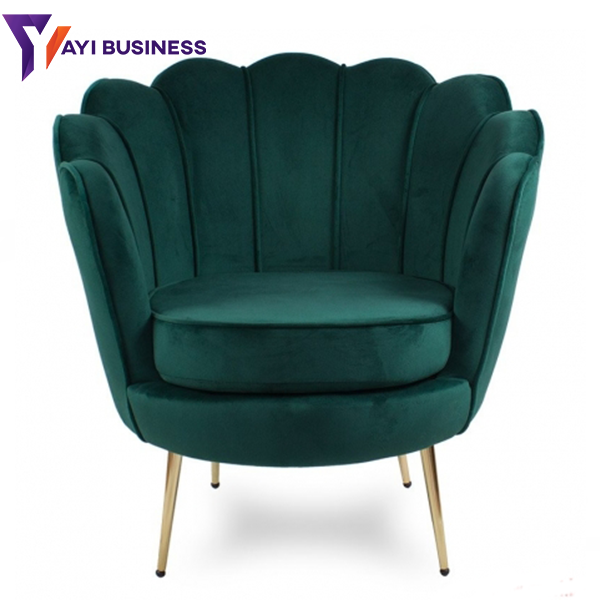 Fauteuil coquillage Vert