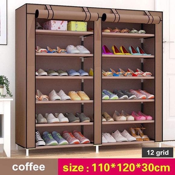 Rangement de Chaussures – Double Cabine – Marron